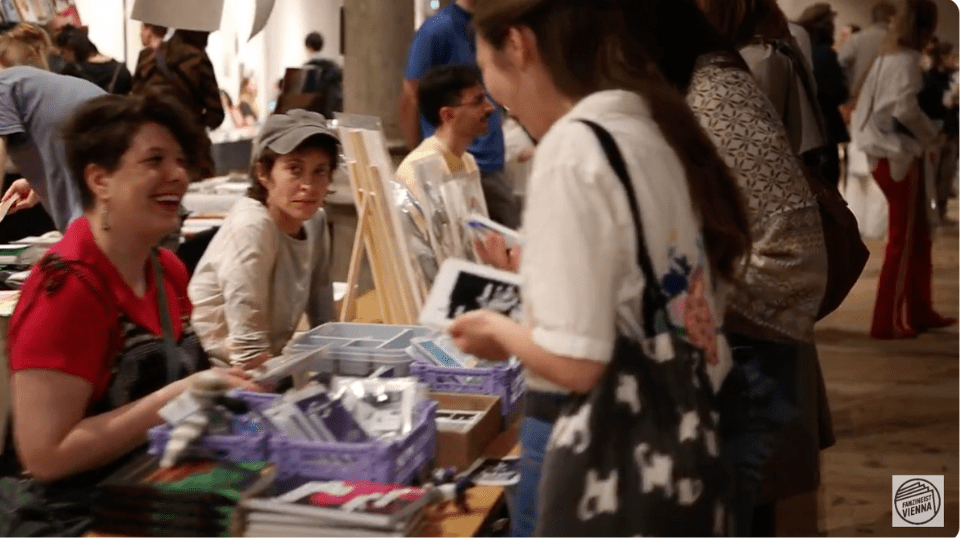 The Scene at the Vienna Zine Fair